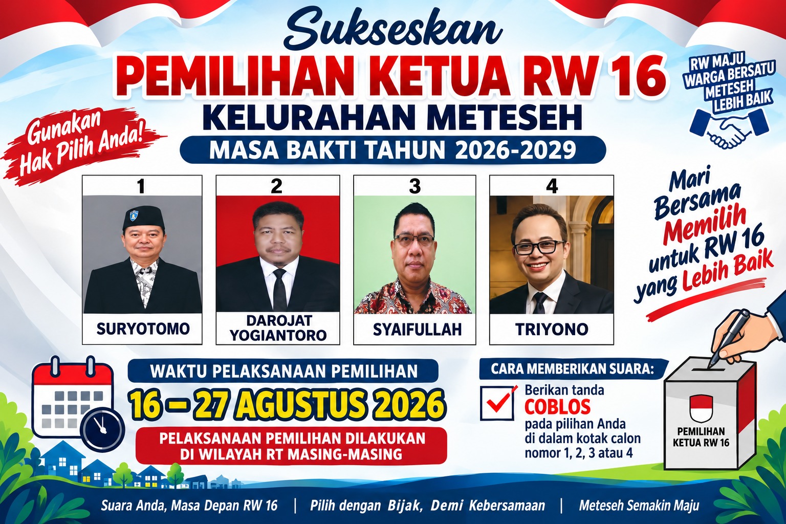 Pilkawe RW XVI
